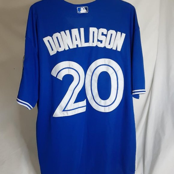 Toronto Blue Jays Donaldson #20 40th Season Commemorative Jersey MLB Majestic - Picture 2 of 5